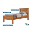 Ver imagem 3 de Cama Multifuncional Solteiro c/Auxiliar Barcelona Cinamomo Conquista