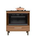 Ver imagem 1 de Balcão para Cooktop 4 ou 5 Bocas e Forno com 1 Gaveta Ipe Nicioli