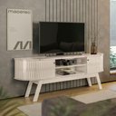Ver imagem 3 de Rack para TV Noa 75 Polegadas 183cm MDP Off White Casah