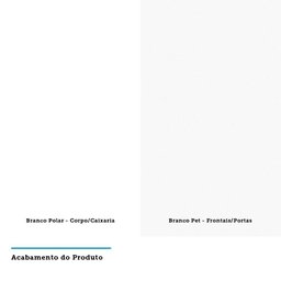 Armário Aéreo Basculante 60 Cm 1 Porta Branco Polar - 2