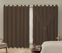 Ver imagem 3 de Cortina Blackout PVC 4,00m X 2,60m Com Voil Tabaco