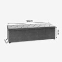 Ver imagem 3 de Recamier Bau Estof. 6743 Julia 90cm