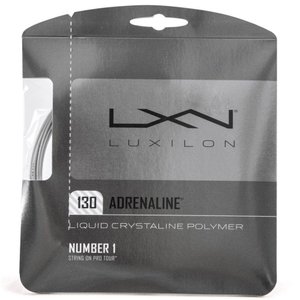 Corda Luxilon Adrenaline Set Individual Cor Cinza Espessura 1.30mm