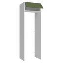 Ver imagem 5 de Porta-geladeira 73 Cm 1 Porta Basculante Branco/verde Vik Madesa