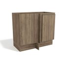 Ver imagem 1 de Módulo Cozinha Kappesberg Maxxi Balcão G748 Canto Reto 1 Porta S- Tampo 98cm Nogal-kappesberg