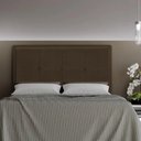 Ver imagem 1 de Cabeceira Ametista Cama Box Queen 160cm Suede Marrom