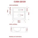 Ver imagem 6 de Conjunto para Banheiro Gabinete com Cuba Quadrada Q32 e Espelheira Laura 600 Yescasa Branco/Chess/Ca