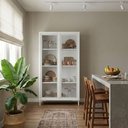 Ver imagem 1 de Cristaleira Refresh 2 Portas 3 Prateleiras com Vidro Branco - Brv
