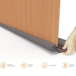 Veda Porta Rolinho Comfort Door 80cm - Marrom - 5