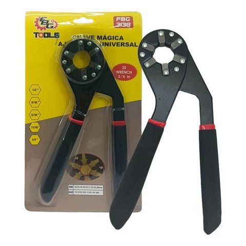 Alicate Chave Mágica Sextavada Universal 8 Pol.