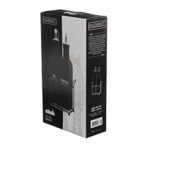 Kit 2 Porta Azeite Vinagre de Vidro Preto Suporte Hauskraft - 3