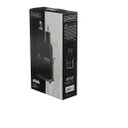 Ver imagem 3 de Kit 2 Porta Azeite Vinagre de Vidro Preto Suporte Hauskraft