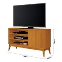 Ver imagem 2 de Rack Tv 42 Mdp Madeira Edn Móveis Modelo Vinci 116cm:cedro