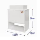 Ver imagem 6 de Gabinete de Banheiro Lotus Movelove 2 Portas com Espelheira Branco