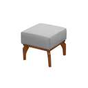 Ver mais imagens de Poltrona Amamentação Balanço Cadeira Descanso Aquila Retrô Puff Linho - Twdecora