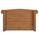 Ver mais imagens de Cabeceira Cama Box Queen 160cm Provença e Recamier Veneto P02 Sintético Caramelo - Mpozenato