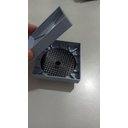 Ver imagem 4 de Ralo Invisível 10x10 Cinza Banheiro modelo Porcelanato Colar Piso com Caixa Sifonada - Ficone Reis