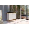 Buffet Aparador Absolut 2 Portas: Off White/ Nature - 2