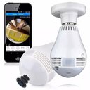 Ver imagem 2 de Camera Lampada Ip 360 Hd Panorâmica Led Wifi - 809