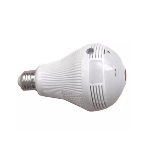 Camera Lampada Ip 360 Hd Panorâmica Led Wifi - 809