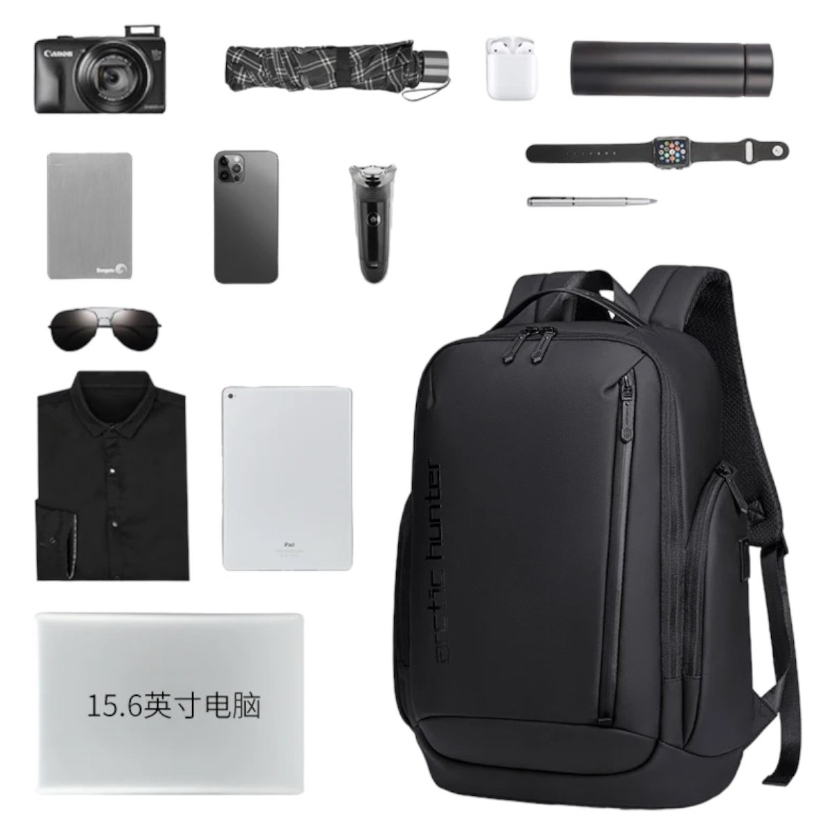 Mochila Viagem Notebook Resistente Impermeável Executiva 20l - 8