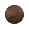 Tapete Redondo 1,50m Quarto Sala Escritório Pelo Macio.:Chocolate - 1