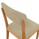 Ver imagem 5 de Conjunto Sala de Jantar Madeira Maciça 6 Cadeiras Kappesberg Off White Boucle Bege