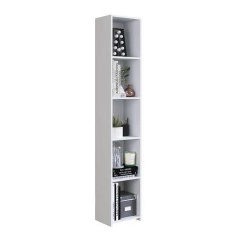 Módulo Organizador Multiuso Funcionale Estante Branca 33x26x182cm Mdp Art In Móveis