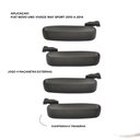 Ver imagem 6 de Kit 4 Maçanetas Externas Pretas Completo Uno G2 após 2014