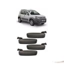 Ver mais imagens de Kit 4 Maçanetas Externas Pretas Completo Uno G2 após 2014