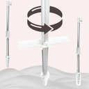 Ver imagem 1 de Haste com Espiral Zaka para Guarda-sol 28 Mm - Alumínio Reforçado