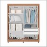 Guarda Roupas Solteiro Tuboarte Roma 100% em MDF com 2 portas de correr - 4