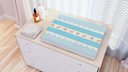 Ver imagem 5 de Kit Berço Enxoval de Bebê Urso Jardim Flores Azul