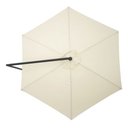 Ver imagem 4 de Ombrelone com Base Suspenso 3m Guarda Sol P/ Espreguicadeira:azul