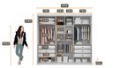 Ver imagem 5 de Guarda Roupa Casal 3 Portas 6 Gavetas - Palazzo - Móveis Novo Horizonte