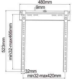Suporte Fixo para TV até 70'' - FT-249 FIXATEK O&M - 2