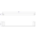 Ver imagem 2 de Porta Toalha 60cm Deca Versa Red Gold 2040.gl31.060.rd