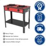 Fogão Industrial Progás Vermelho a Gás Rge-200 Gourmet 2 Bocas Simples sem Forno P39217 - 2