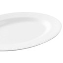 Ver imagem 2 de Travessa Oval Melamina 30x22cm Rasa Buffet Branca Restaurante Salada Petiscos Aperitivos Bar