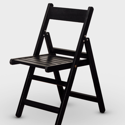 Conjunto Dobrável de Mesa 120x70 e 04 Cadeiras Cor Preta - 3