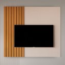 Ver imagem 1 de Painel para Tv até 58 Polegadas Boto Off White/nature - Jb Bechara