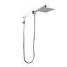 Ducha Inox 20x20 Cm com Desviador e Ducha Manual em Metal - 2