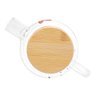 Chaleira Vidro Borossilicato com Tampa de Bambu Heart 600ml - 3