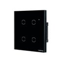 Ver imagem 2 de Interruptor Smart Wi-fi Touch 4 Teclas Preto Ews 1004 4850028