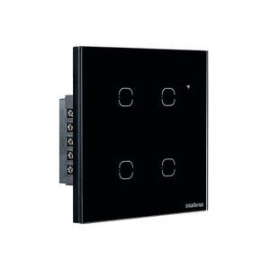 Interruptor Smart Wi-fi Touch 4 Teclas Preto Ews 1004 4850028