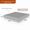 Ver imagem 2 de Cama Japonesa com Cabeceira Corea Seo King Courino Off White - Sallar Home