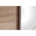 Ver imagem 3 de Guarda Roupa Casal 2 Portas de Correr e 6 Gavetas C/ Espelho Cavic Duna/off White - Henn