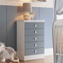 Ver imagem 1 de Cômoda Ursinho Infantil com 5 Gavetas Mdp 15mm Percasa