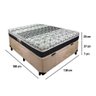 Cama Box Baú Casal Suede + Colchão de Molas - Castor - Class Tecnopedic One Face 138x188x69cm Cor: - 4