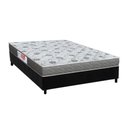 Ver imagem 1 de Cama Box Viúva: Colchão Espuma D45 Orthoflex Comfortpedic + Base Crc Suede Black (128x188)